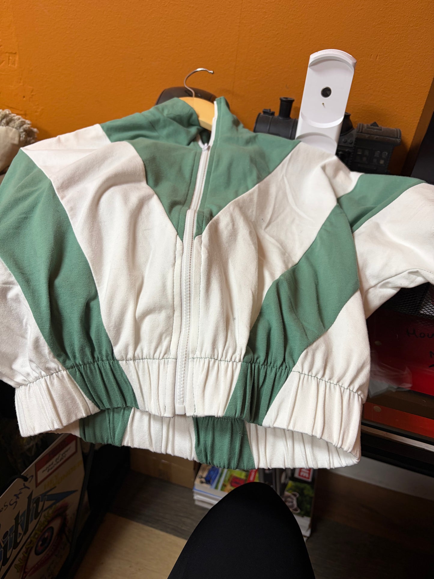 Reto Green/White casual Short set