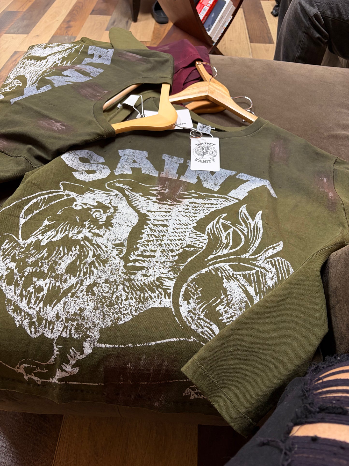 Saint Vanity Green Tee Shirt