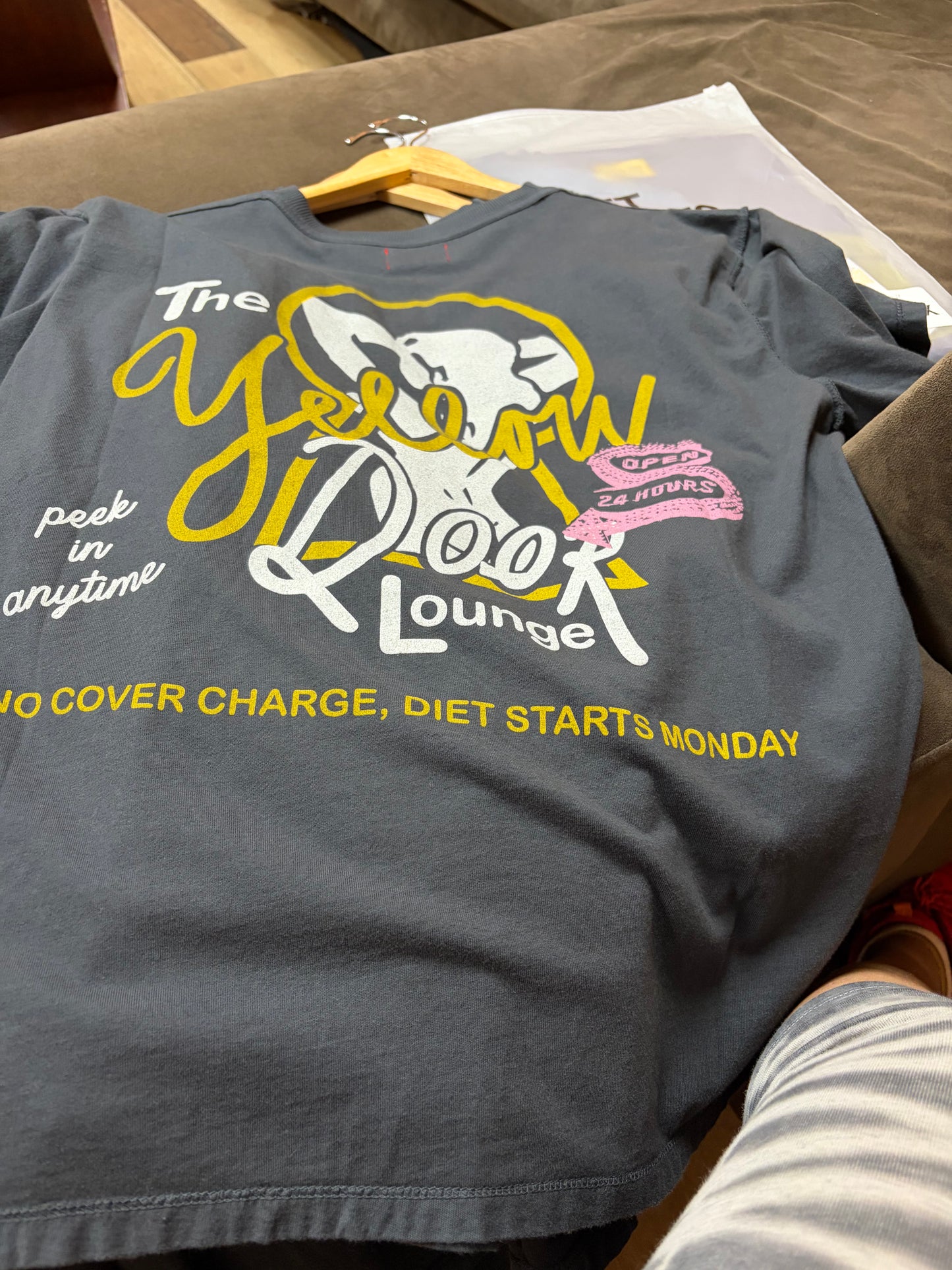 Diet Start Monday Black Tee The Yellow Door Lounge