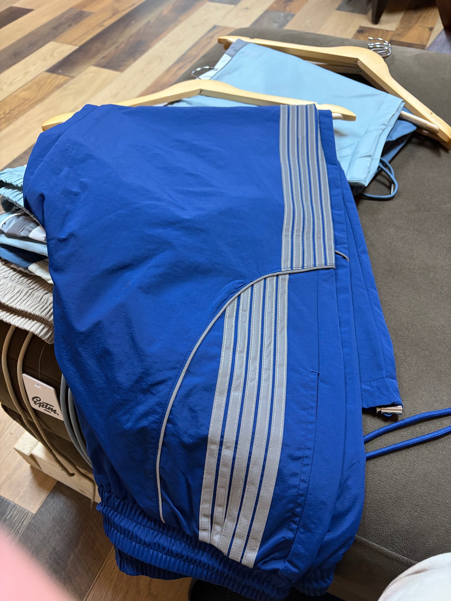 EPTM Navy Blue/Gray Stripping Track Pants