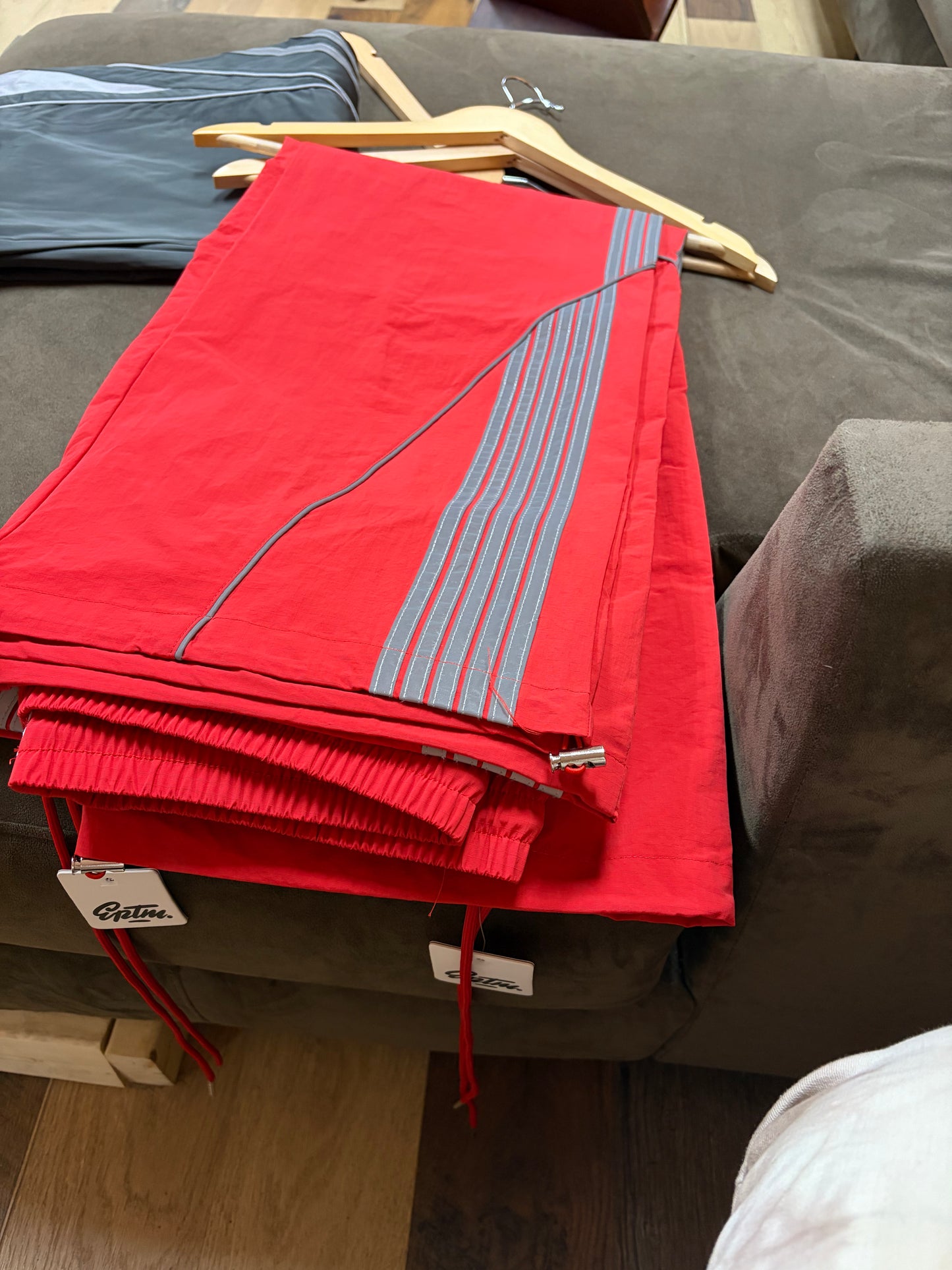 EPTM Red/GrayStripping Track Pants