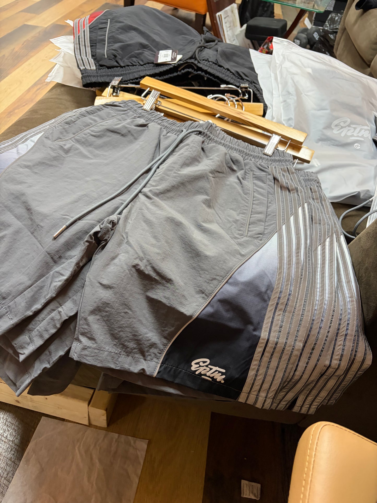 EPTM Nylon Dark Gray/Light Gray shorts