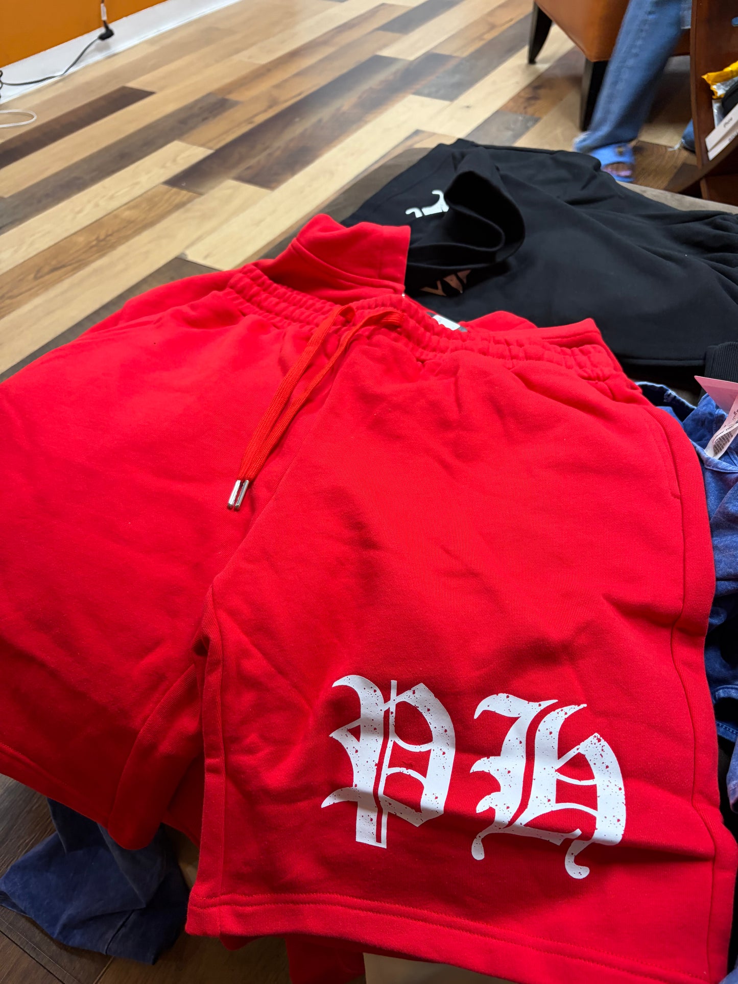 Pubic Housing Red Shorts