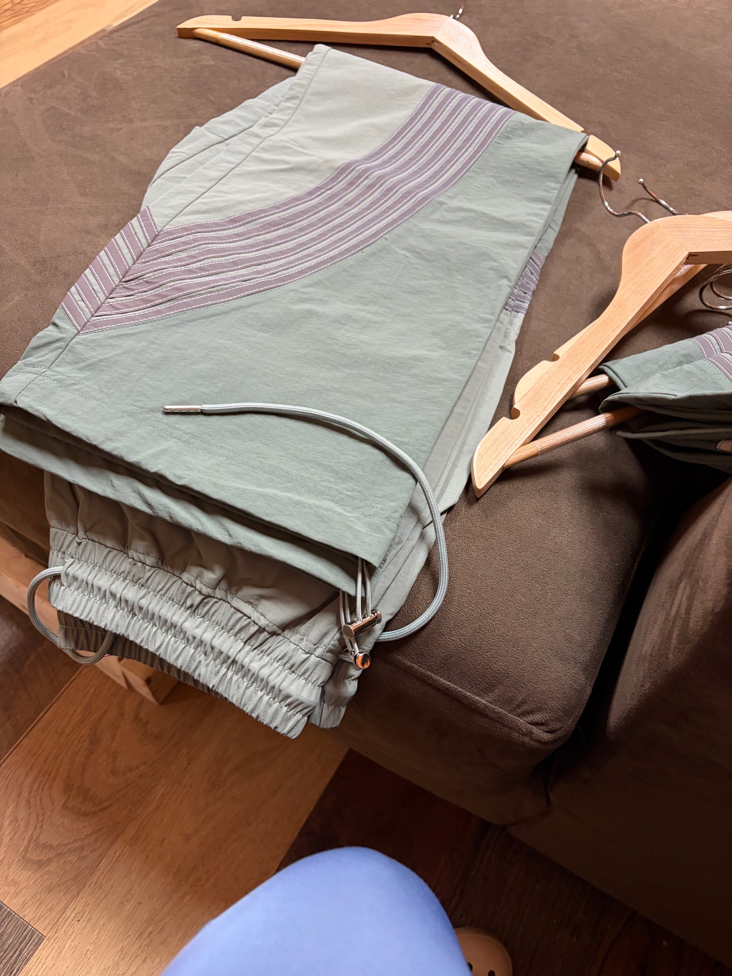 EPTM Nylon Light Green track pants