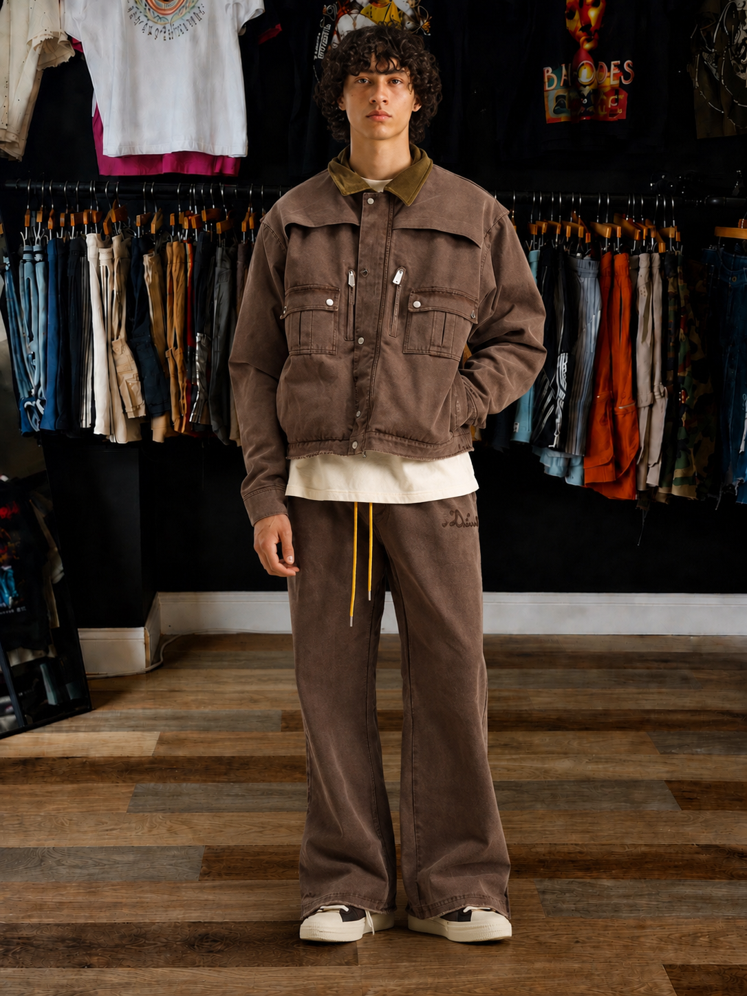 Diet Starts Monday Hopkins Work Jacket/Vintage Brown