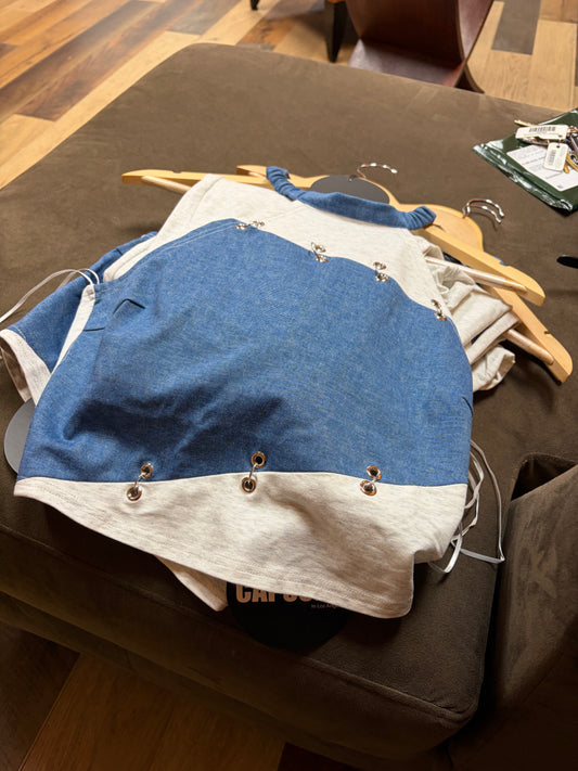Demin Draft Two-piece