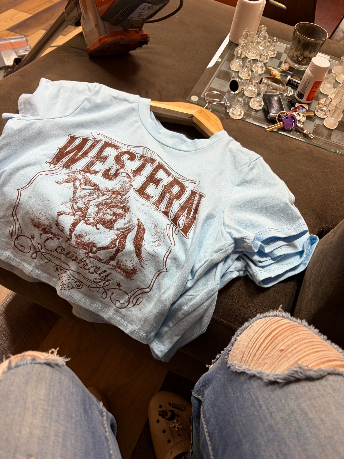 So Sexy Western Crop Tee