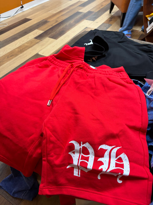 Pubic Housing Red Shorts