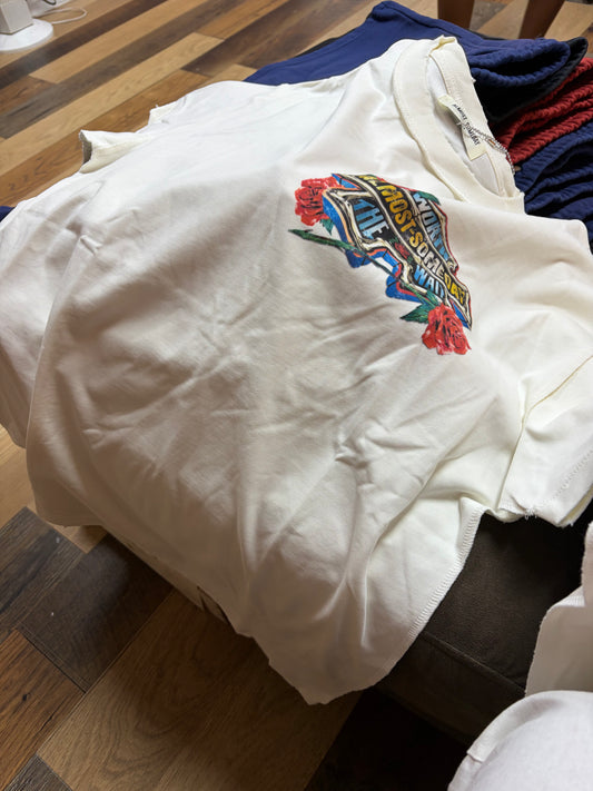 Almost Sunday  White Tee