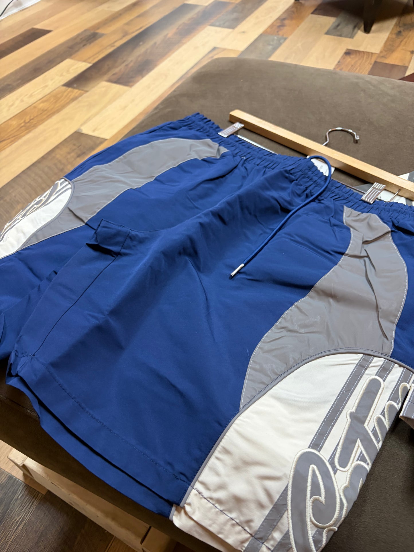 EPTM Nylon Navy/ Smoke Gray/Stone Beige  shorts