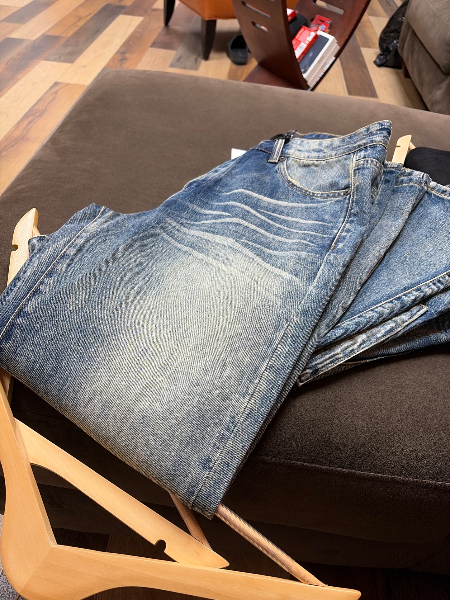 Silnt Dark Blue Wash Jeans