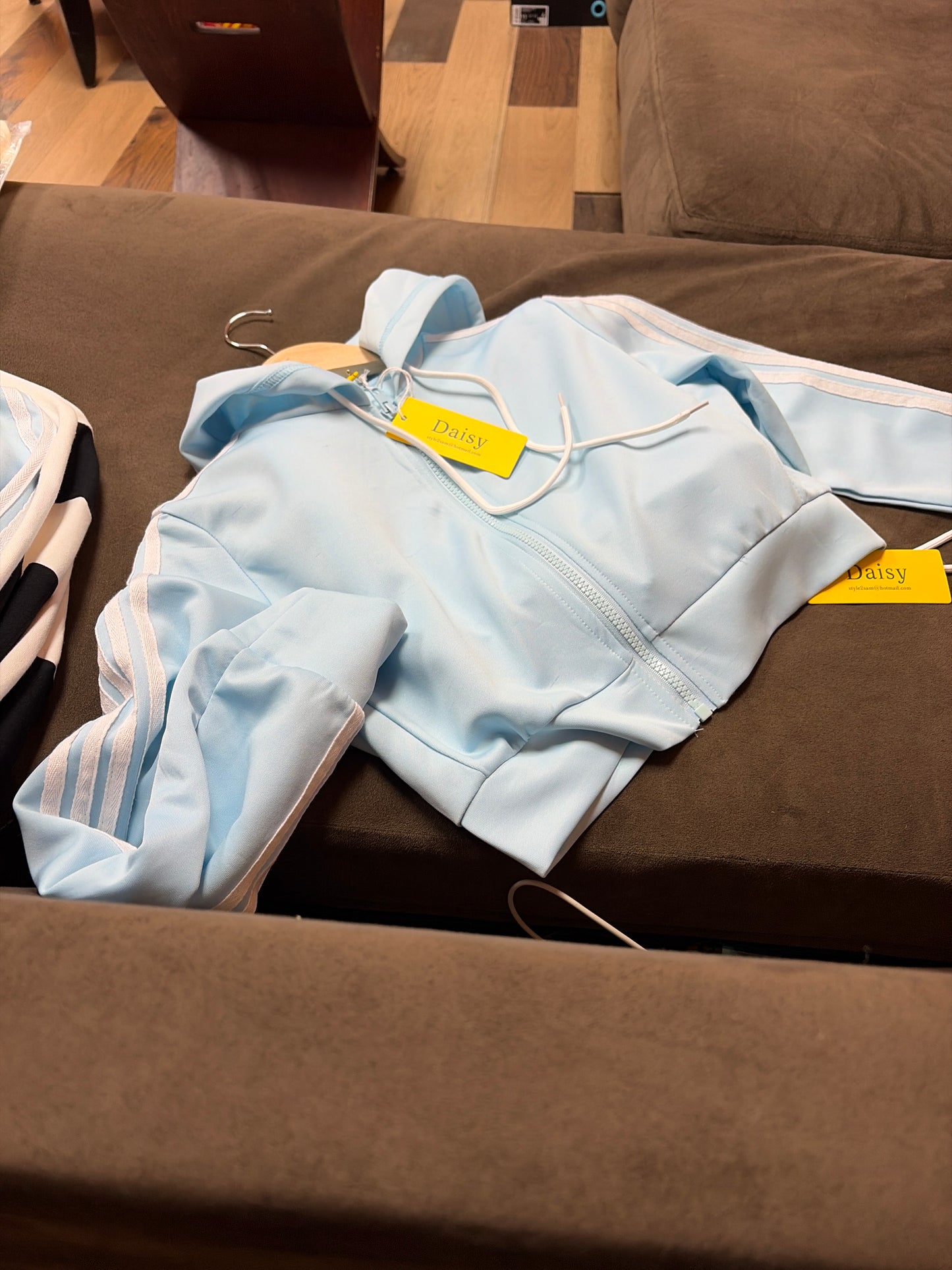 Skyline Zip Set baby blue