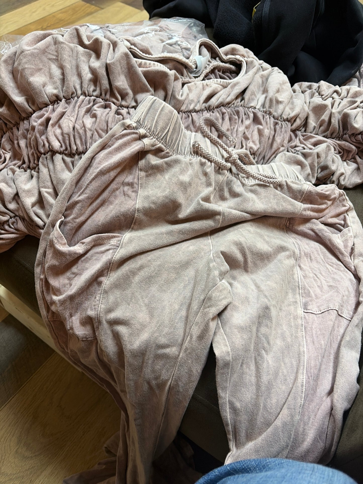 Pink/Taupe Track Suite